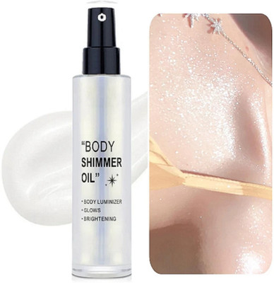 Jiwoo Silver Face Body Highlighting Spray, Face & Body Highlighter(silver)
