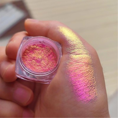 YAWI Pigmented Loose Chunky Pink Glitter Eyeshadow(pink)