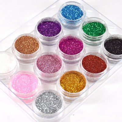 Latixmat Pro 3D Finish Multi Purpose Soft Touch Multi Color shimmery glitter powder(MULTI COLOR)