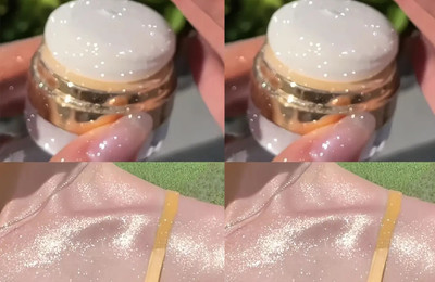 ADJD Multi-Purpose Shimmer Glitter Powder for Face and Eyes Highlighter(SILVER)