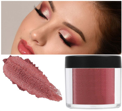 YAWI Rose Pink Color Pigment Loose Eye Shadow Sequins Eyeshadow Nail Powder(Rose Pink)