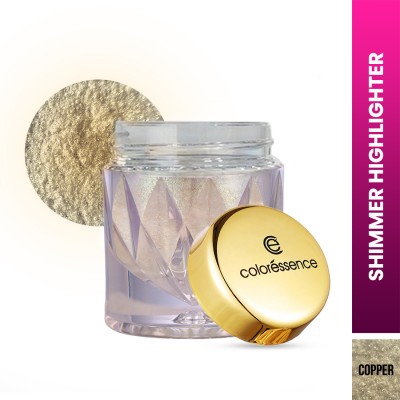 COLORESSENCE Shimmer Highlighter Multi-Purpose Intense Pigment Eye Makeup Formula(Copper)