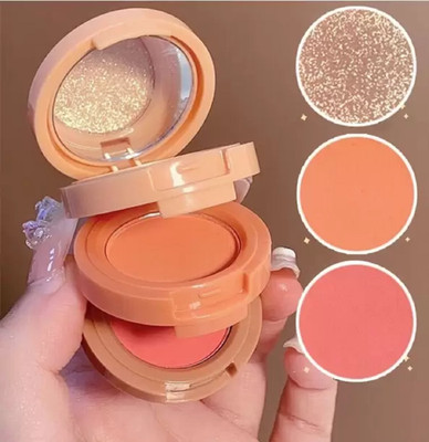 GABBU 3-in-1 Blush Face Luminizer Bronzer Contour Makeup Set Highlighter(multi color)