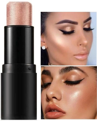 HUZURLU Highlighter Powder Add Glimmer to Makeup - Shiny Illuminator(ROSE GOLD)