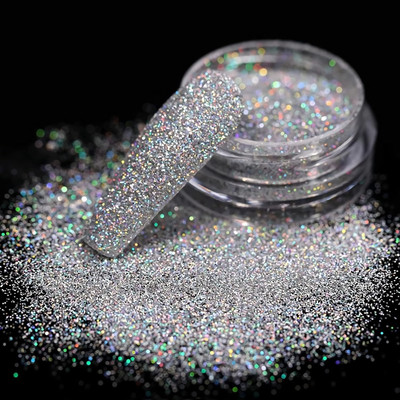 Arcanuy 3D Finish Multi Purpose Soft Touch shimmery glitter POWDER(SILVER)