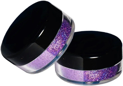Yuency Multi Purpose Soft Touch Black shimmery glitter .(PURPLE)