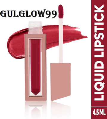 GULGLOW99 Liquid Matte Lipstick, Moisturises & Hydrates Lips Rust rose(Rust rose, 4.5 ml)