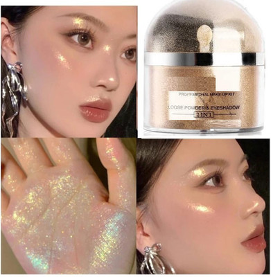 GULGLOW99 BEST SHIMMRY FACE AND BODY HIGHLIGHTER WITH NON STICKY FORMULA(GOLD)