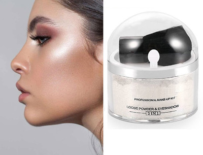 YAWI BEST FOR MULTI SHIMMER FACE AND BODY SILVER HIGHLIGHTER WITH NON STICKY(Silver)