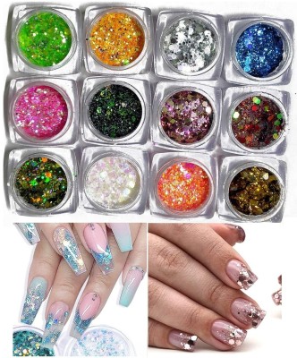 DARVING Nail Glitter Powder Eye Shadow/Shinning Nail Art(MULTI COLOR)