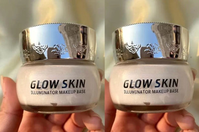 THTC Pro Illumination Face White Highlighter & Glitter Creamy Set(WHITE)