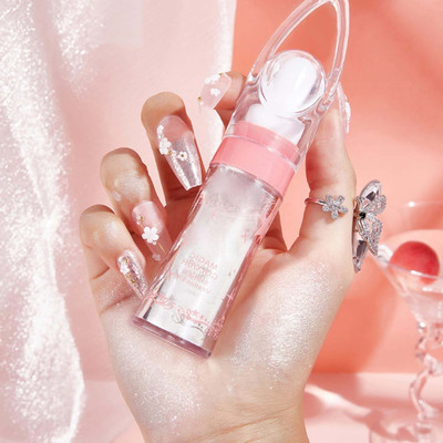MYEONG Silver Shimmery Shiny Face Makeup Shimmer Powder  Highlighter(Silver)