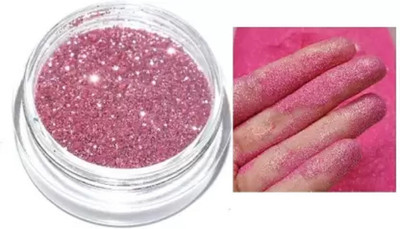 DARVING 3D Finish Multi Purpose Soft Touch Baby Pink shimmery glitter(PINK)