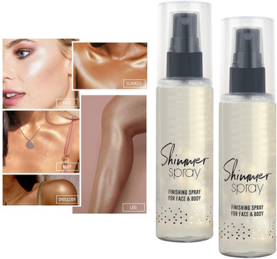REIMICHI New Illuminating Bronzing Face & Body Highlighting perfume Spray(SILVER)
