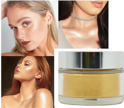 ADJD Shimmer Shimmery Shiny Gold Highlight For Professional Look(GOLD)