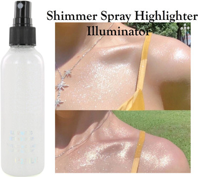 WOONGMI Spray, Face & Body Highlighting Spray, Face & Body Highlighter(SILVER)