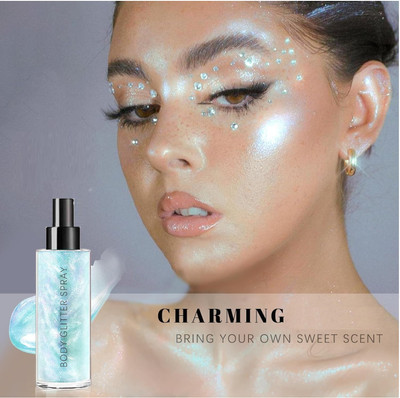 CATERINACHIARA Glow Body Shimmer Spray Highlighter(sky blue)