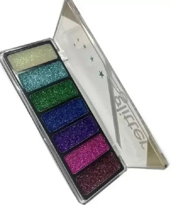 GFSU - GO FOR SOMETHING UNIQUE Best 7in1 Multi color glitter highly sparkle Bridal eyeshadow palette(Multi Color)