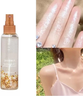 Jiwoo Glitter Spray, Quick-Drying waterproof and long lasting(silver)