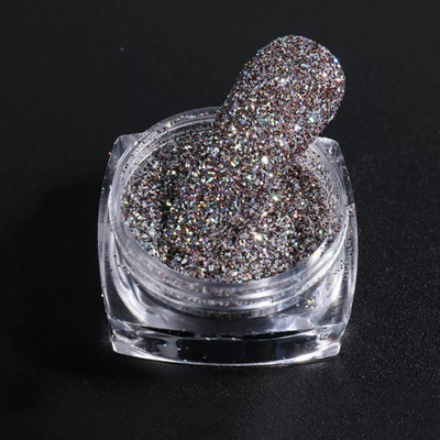 luzimaisa Mini Sliver Glitter Eye shadow, Shimmer Sparkle Glow Eye Brightener Pink Powder(SLIVER)