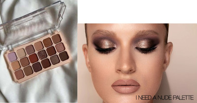 GFSU - GO FOR SOMETHING UNIQUE COLOR STROKES 18 COLORS EYESHADOW PALETTE(Multi Color)