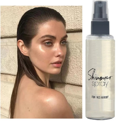 GFSU Shimmer Finishing Spray For Face And Body,Brightening & Illuminating//-(sliver)