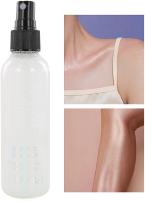 YAWI Glow Fix Makeup Setting Spray Oil Control Shimmer(SILVER)
