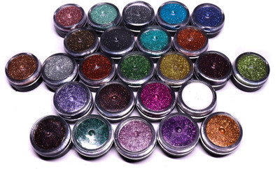 Yuency BEST 25 MULTIPURPOSE SMALL GLITTERS POWDER(MULTICOLOR)