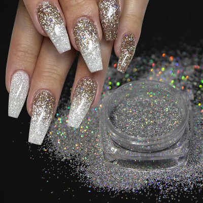 luzimaisa Sliver Eyeshadow Metallic Shimmer Color-Face-Body(Sliver)
