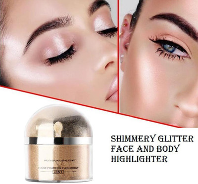 MYEONG 3D FACE AND BODY GOLDEN SHIMMER LOOSE HIGHLIGHTER POWDER(GOLD)