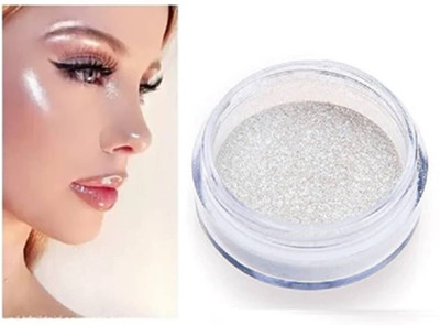 SUBIA Glitter Liquid Eyeshadow Korean Makeup White Highlight Eyeliner(silver)