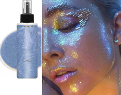 GFSU - GO FOR SOMETHING UNIQUE Shimmer Finish blue Highlighter Pack Of 1(blue)