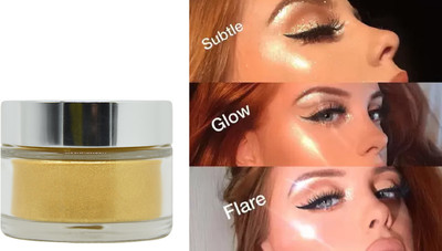 ADJD Shimmery Shiny Gold Highlight For Professional Look(GOLD)