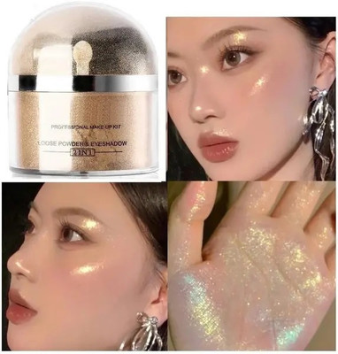 GABBU MULTI SHIMMER FACE AND BODY HIGHLIGHTER WITH NON STICKY GOLD MAKEUP(Gold)