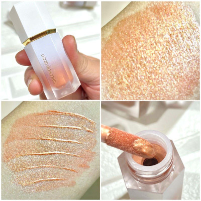 tanvi27 Liquid Glow Highlighter Lip Foundation Makeup Shimmer Cream Highlighter(Copper)