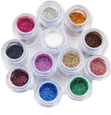 REIMICHI Glitter Eye shadow, Shimmer Sparkle Glow Eye Brightener Multi Color Powder(MULTI COLOR)
