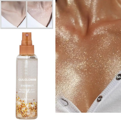 GULGLOW99 Multi-Purpose Body & Face Fine Mist Spray,Waterproof & Sweat-Resistant(TRANSPARENT)