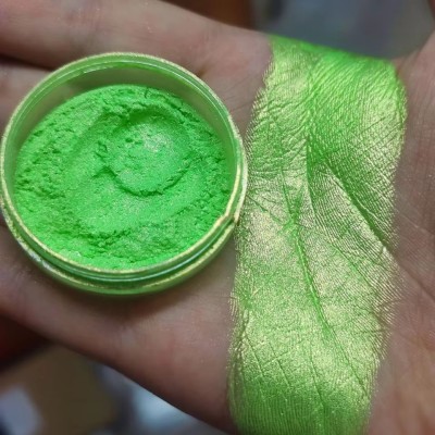 ADJD Glimmer Glow Face and Body Sparkly Glitter Body Neon green Shimmer(Neon green)