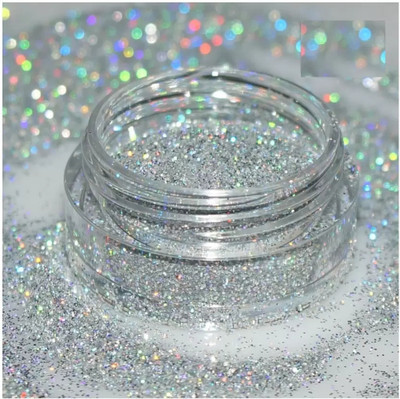 THTC Shimmer glitter eye shadow powder(SILVER)