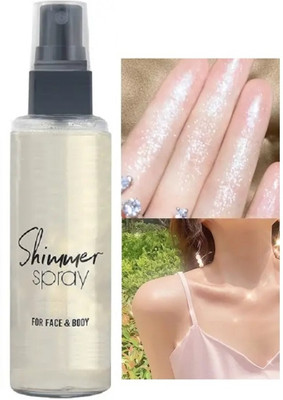 EVERERIN Long Lasting Moisturizing Face & Body Luminizer Waterproof Liquid Illuminator(Silver)