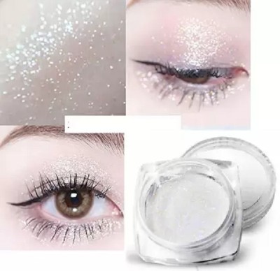 Yuency EASY SPARKLY EYE MAKEUP AND NAIL ART GLITTER SHIMMER(WHITE)