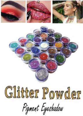 Amaryllis MULTI USE GLITTER EYE SHADOW POWDER MULTI COLOR SHIMMRY SHINE(MULTICOLOR)