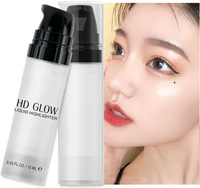 GABBU Illuminating Liquid Highlighter With Dewy Finish(Silver)