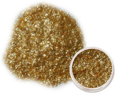Wonholli Best 3D Finish Multi Purpose Soft Touch shimmery glitter(Gold)