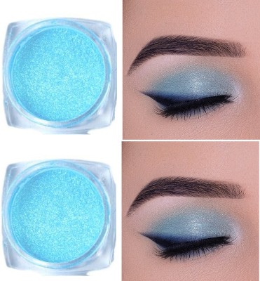 ADJD Combo Glimmer Glow Face and Body Sparkly Glitter Body Sky blue Shimmer(Sky blue)