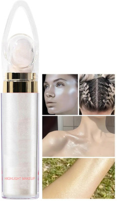 ADJD Soft Glitter Powder Natural Glow Makeup Highlighting Powder(SILVER)