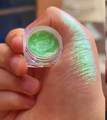 WOONGMI Best For Loose Glitter Shimmer Metallic Sparkle Eyeshadow 1 g(Green)