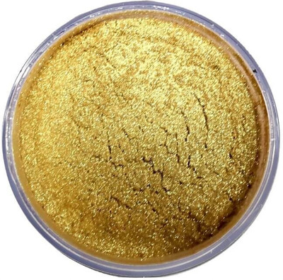 LILLYAMOR SHIMMER GOLD GLITTER SHIMMER FINISH MULTI-USE LOOSE HIGHLIGHTER(GOLD)