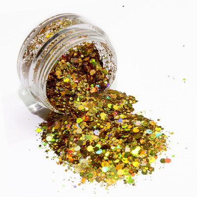 WOONGMI Best Eye Shadow Glitter, Shimmer Highlighter Face and Body(Yellow)