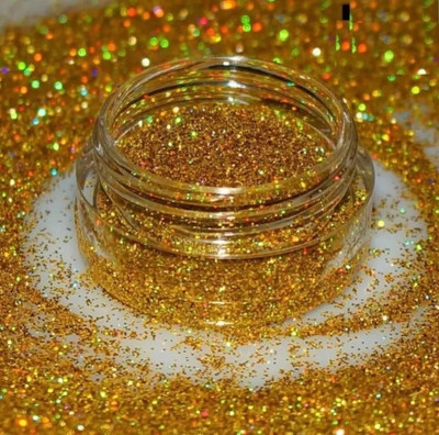 Arcanuy Multi Purpose Soft Touch Gold shimmery glitter(GOLD)